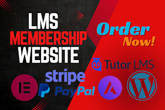 be wordpress lms website expert with learndash tutor lms and learnpress