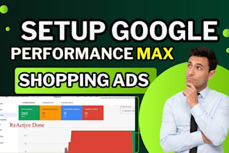 setup  google shopping search ads performance max campaign with pmax ads
