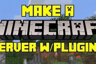 create custom spigot or bukkit minecraft plugin with commands or gui