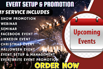 promote your event webinar, concerts, resident advisor, event ticket sales, show
