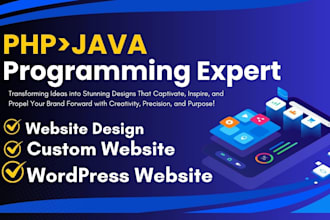 php java programming expert and wordpress website developer