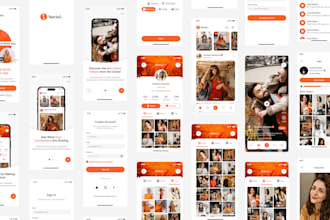 develop social chat app, dating app, social media video chat app, tinder clone
