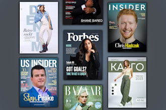 design custom magazine covers, professional print and digital covers