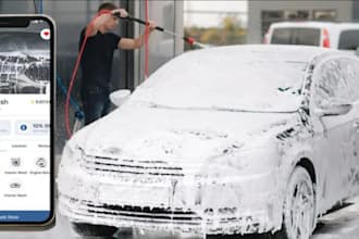 build responsive car auction app, booking app, car wash app, car mechanic app