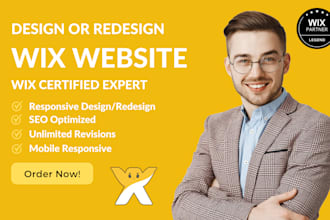 do wix website design, wix website redesign or wix business website
