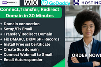 connect, redirect fix, domain or subdomain, fix or migrate email of any website