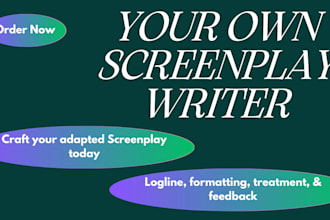 write movie screenplays, series pilots, and animated series
