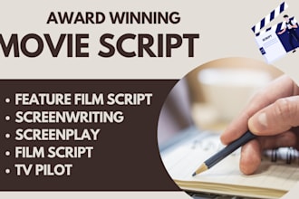 ghostwrite movie script screenplay tv series scriptwriting screenwriting