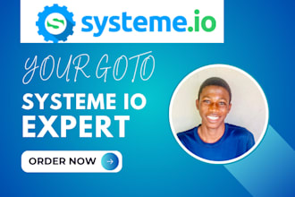 create a systeme io sales funnel landing page design automation and membership