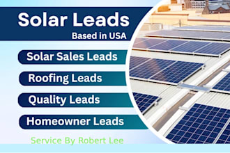 generate valid real estate and solar homeowner contact leads