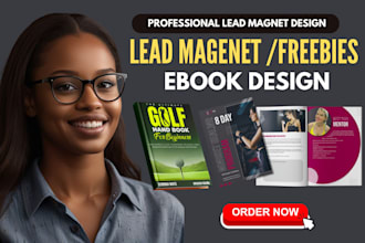 design pdf lead magnet, workbook, journal checklist ebook design on canva design