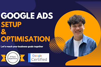 set up, manage and optimise your google ads to drive sales and leads