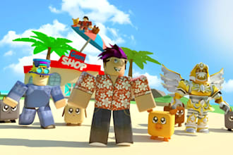 build adventure roblox game,rpg,tycoon,realistic map,lobby,terrian,obby,scripter