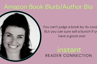 write your book blurb or KDP copy