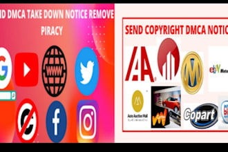 remove copyright, infringing and leaked content under dmca