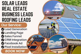generate solar leads real estate solar business leads roofing leads solar energy