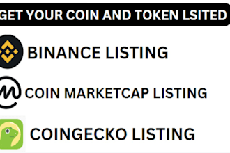 create crypto wallet, blockchain app, crypto exchange and coin, token listing
