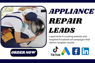 generate quality appliance repair leads appliance inspection landing page