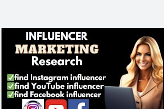 find best instagram, youtube,facebook influancers list for influencer marketing