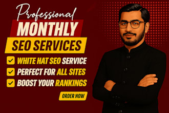 rank website with monthly seo service for top google rankings
