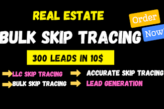 do skip tracing for real estate