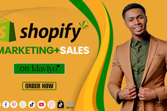 do shopify marketing, tiktok shop, etsy shop, boost sales, do website promotion