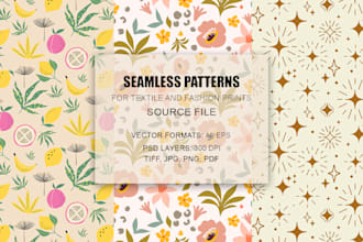 design seamless pattern design for textile prints