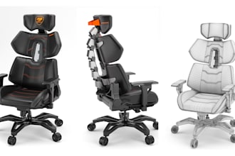do the best 3d gaming chair modeling, and rendering