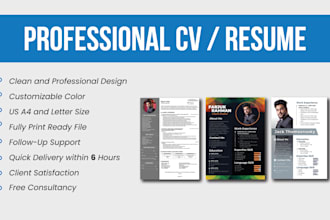 designing standout resumes, CV design and curriculum vitae