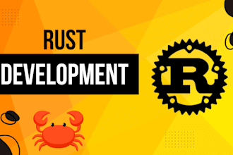 rust developer for smart contract blockchain nft api desktop