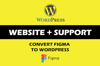 convert figma to wordpress with elementor and get support