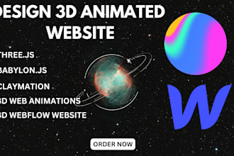 webflow landing page 3d animated website 2d spline 3d animated webflow 3d lottle