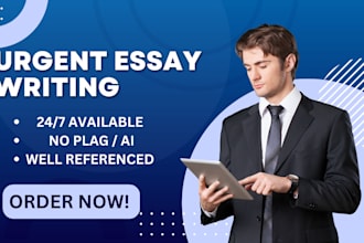 do urgent essay writing as an essay writer