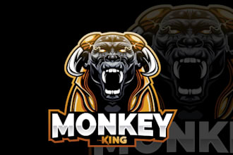 do premium twitch, esports, sports and mascot logo design