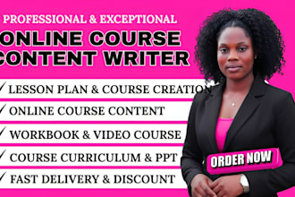 online course creation, course creation, lesson plan, training manual, workbook