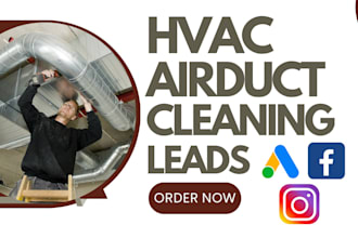 generate hvac leads airduct leads via hvac airduct landing page