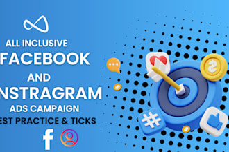 do facebook page creation, meta  ads campaigns and targeted audience management