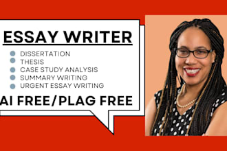 do essays or assignments related to environmental, sustainability and management