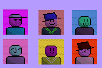 create a pfp or nft pixel art for you
