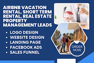 generate airbnb vacation short term rental real estate property management leads