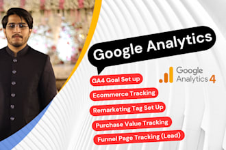 setup google analytics 4, ga4 ecommerce tracking, ads conversion tracking by GTM