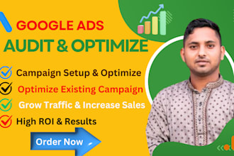 audit and optimize PPC ads campaigns google ads adwords search ads as SEM expert