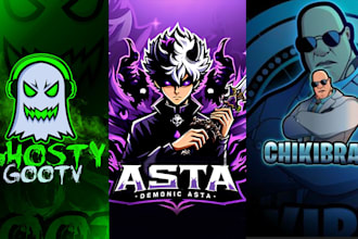 make professional gaming logo banners overlays emotes custom designs