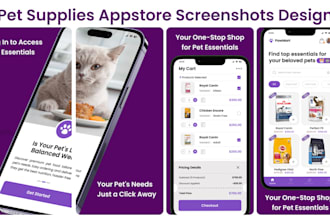 do screenshots design, app screenshots, web app screenshots and feature images
