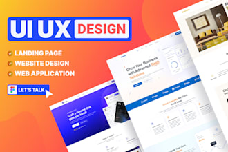 do figma website design, website ui ux design, figma design, website template