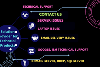 provide you best technical support for PC, servers and network