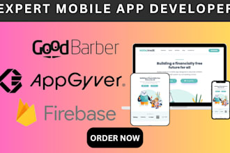 do appgyver mobile app goodbarber app firebase app