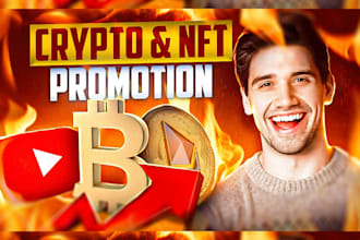 promote your crypto project on my best youtube channel