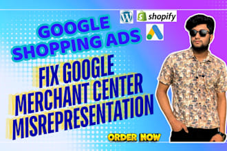 fix google merchant center misrepresentation,gmc suspension, run shopping ads