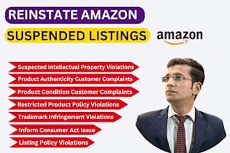 reinstate suspended amazon listing remove intellectual property violation